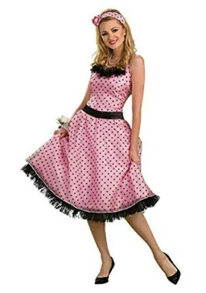 Adult Polka Dot Prom Costume