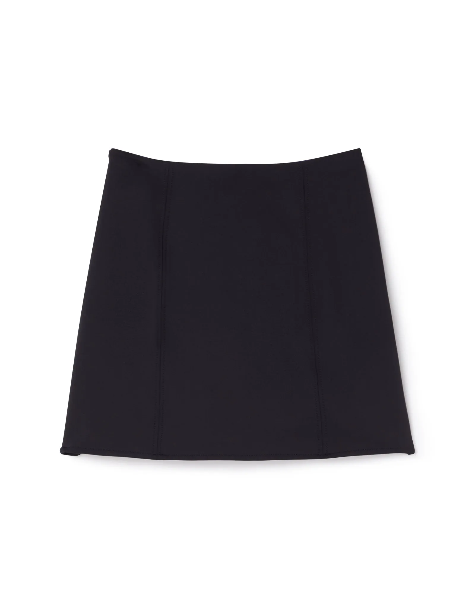 BOW & SLIT MINI SKIRT