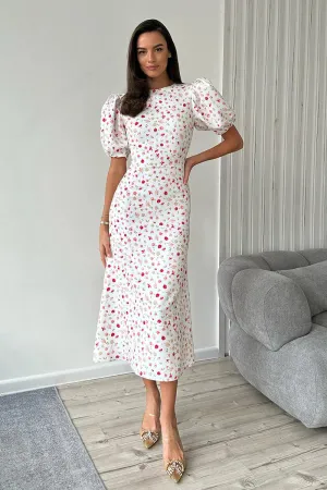 Printed floral dress