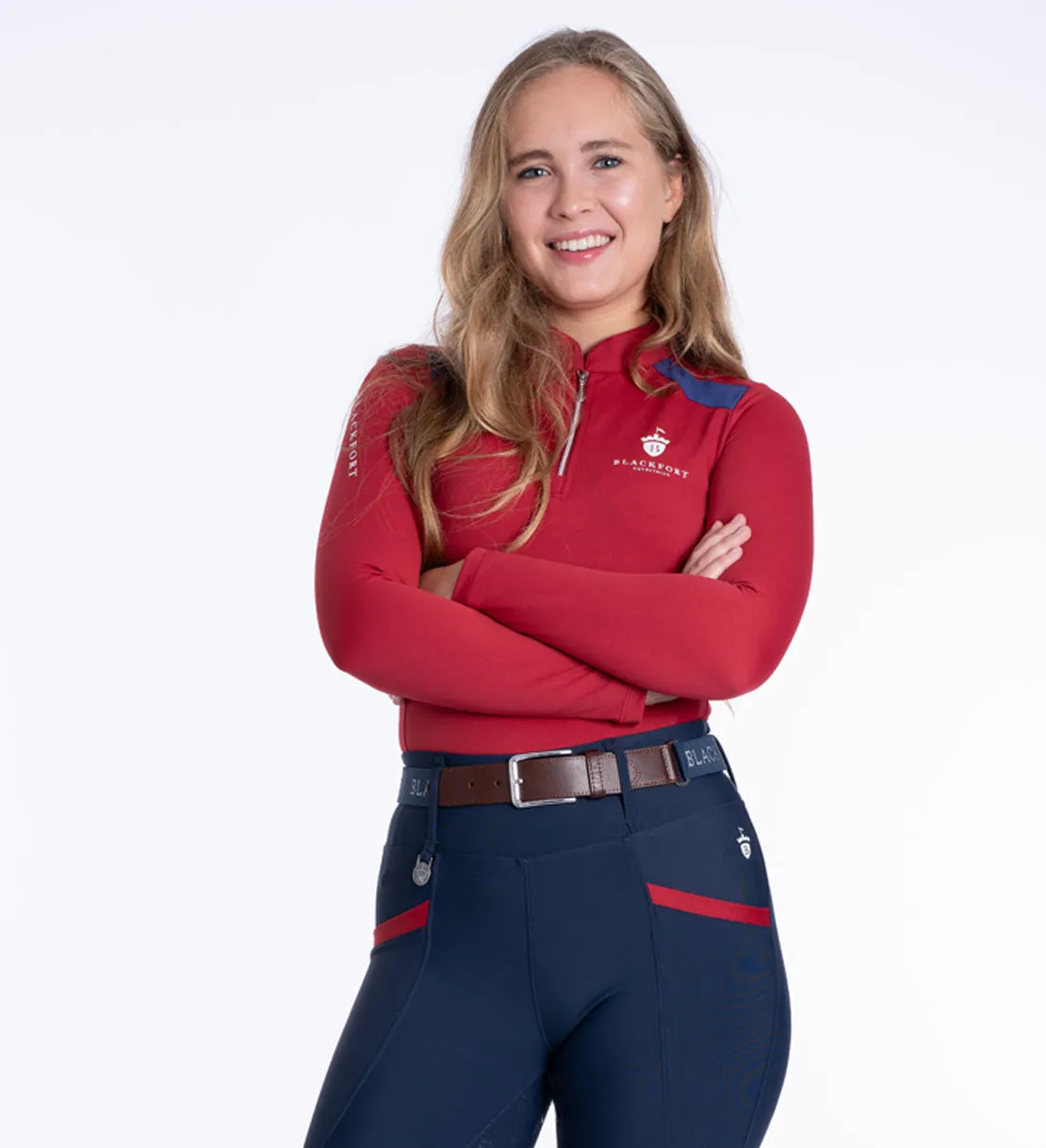 Red Cool Mesh Base Layer - Long Sleeve