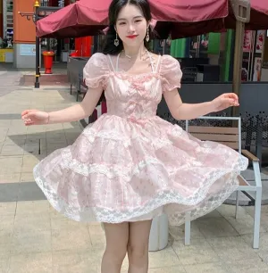 Rosali Marie      Dress Kawaii Academia Y2K Cottagecore Coquette Fairycore Dollette Princesscore