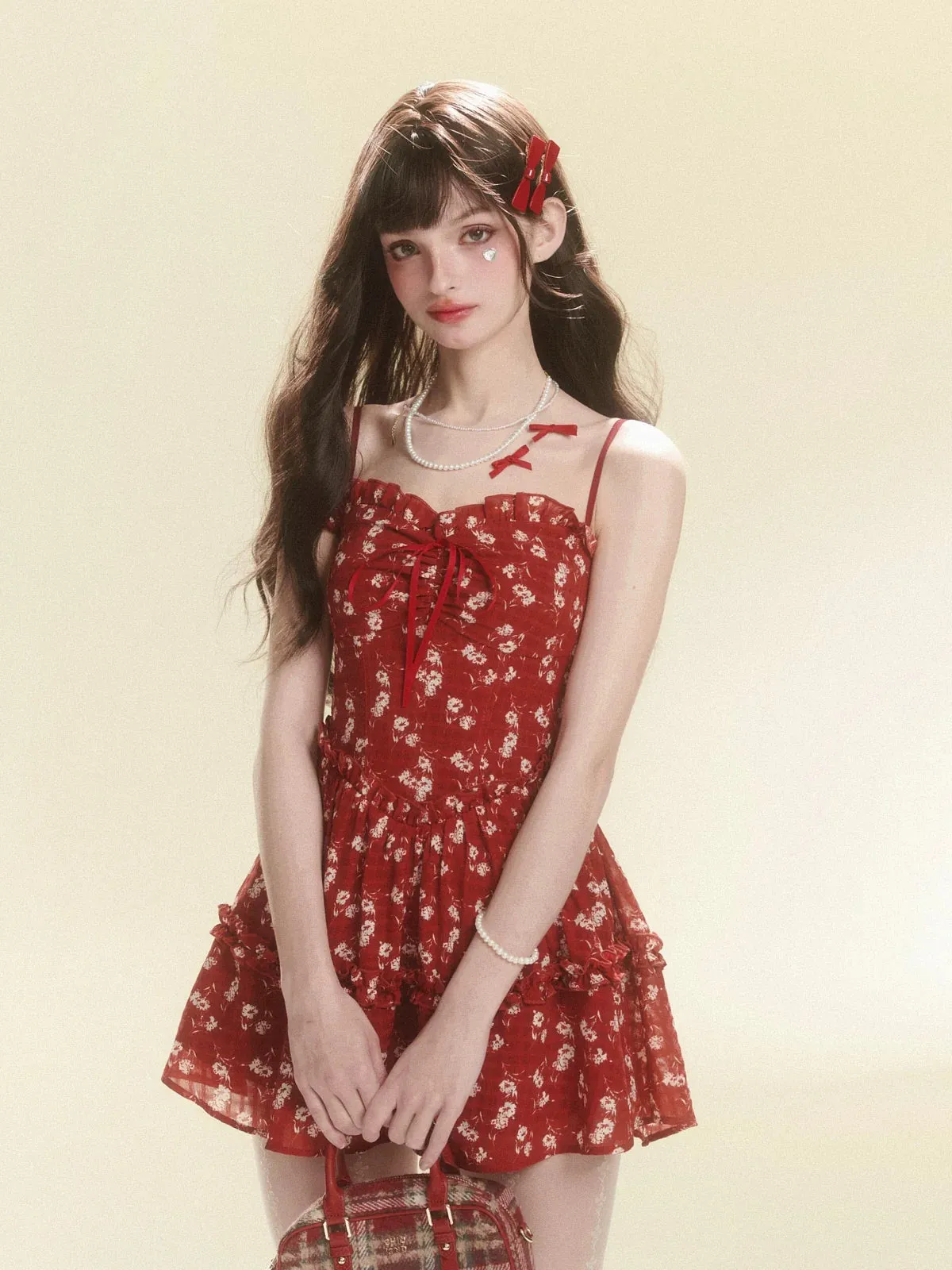 Sweet French Dress Flower Summer